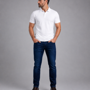 Calça Jeans corpo inteiro frente